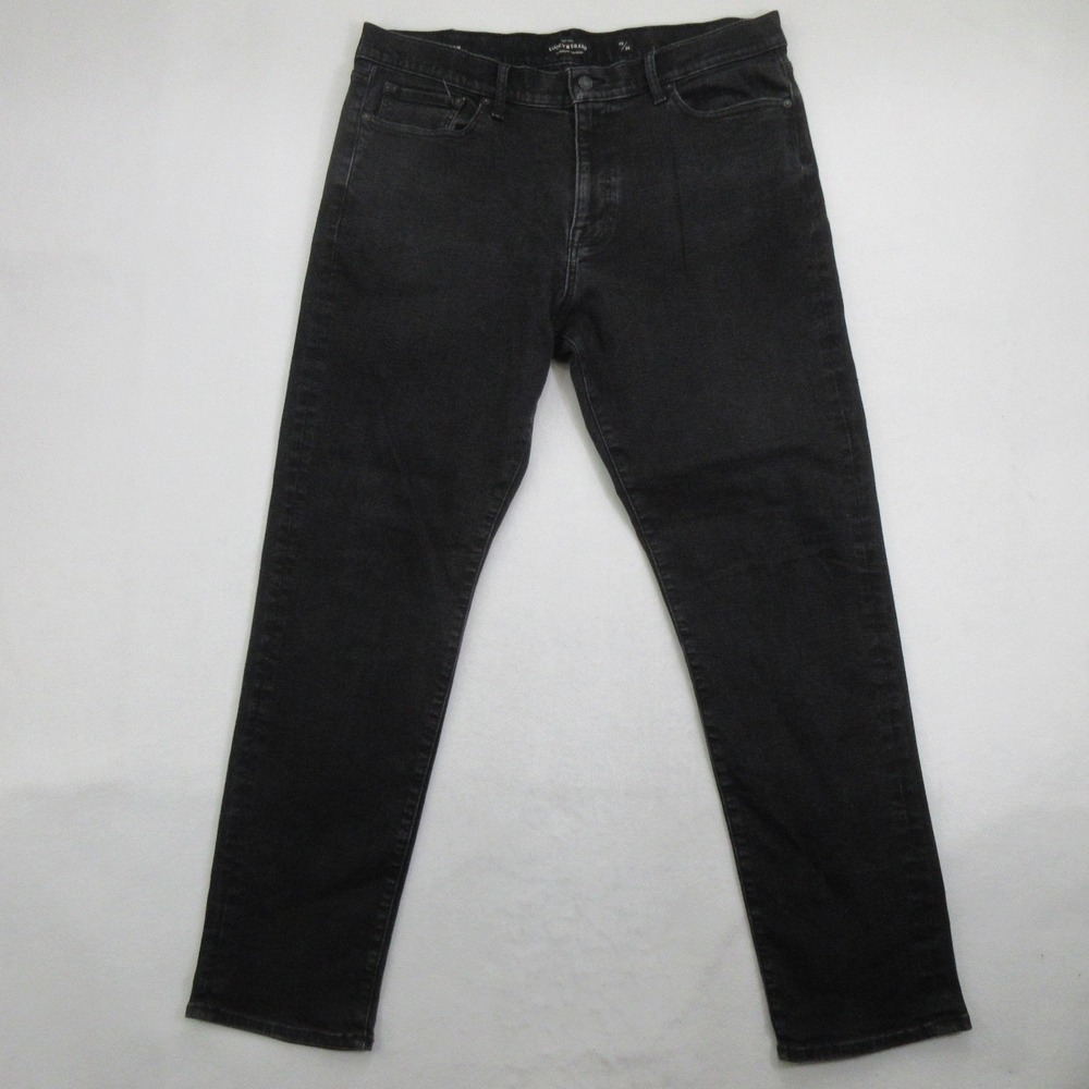Lucky Brand Men's Jeans Size 38 410 Athletic Slim Black Washed Stretch Denim